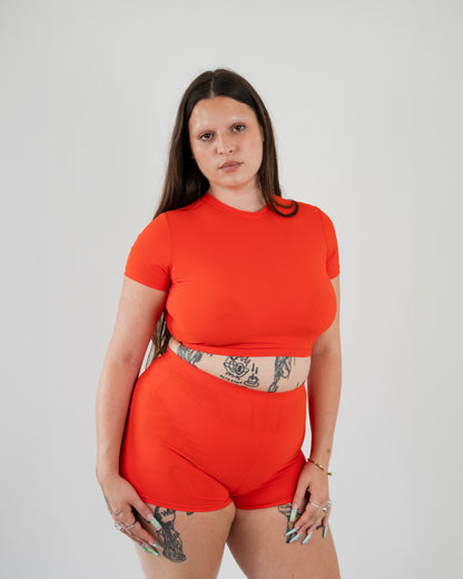 Tshirt de bain corail