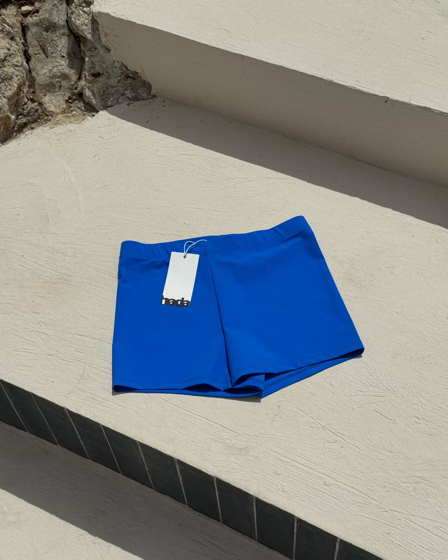 Short de bain bleu