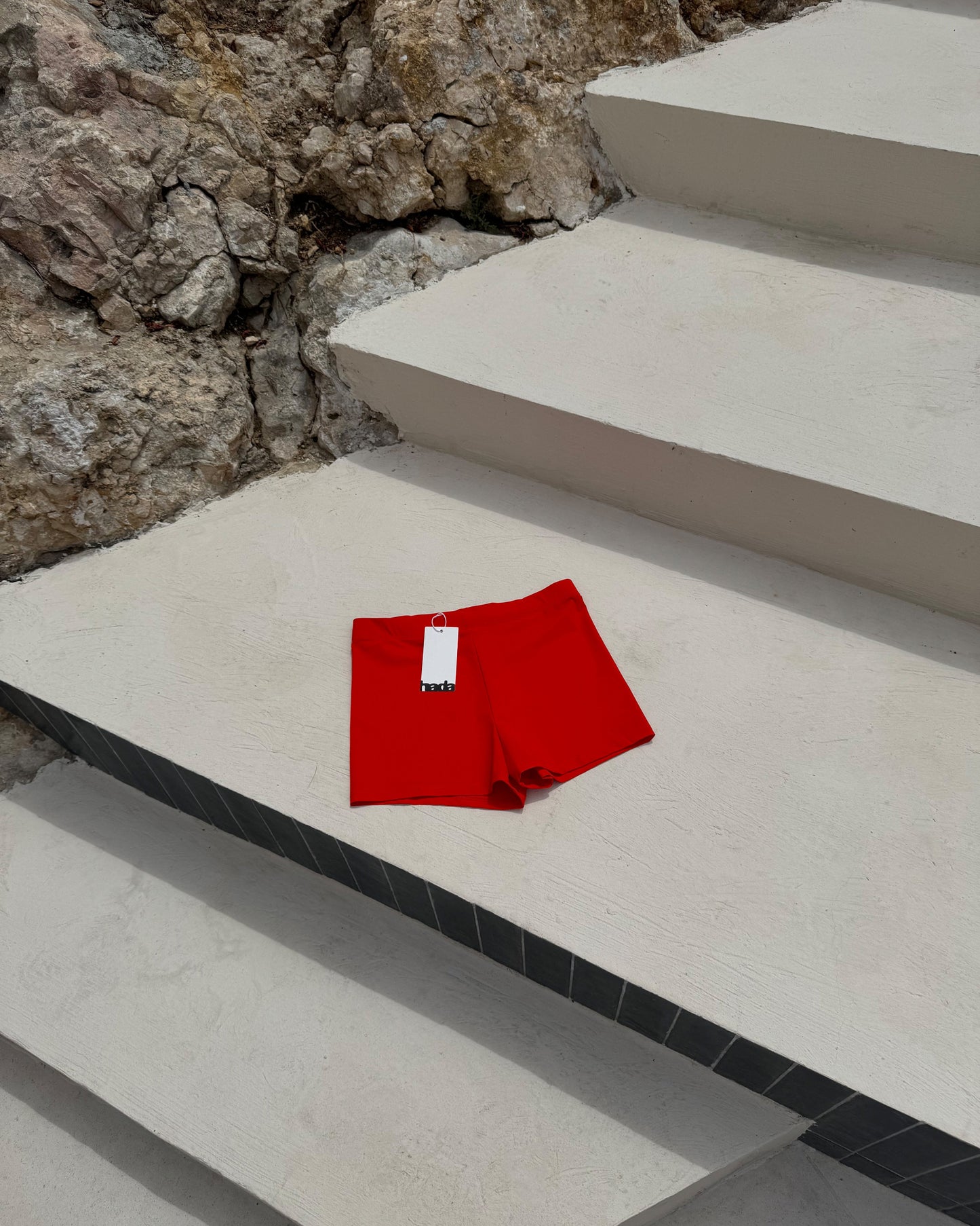 Short de bain corail